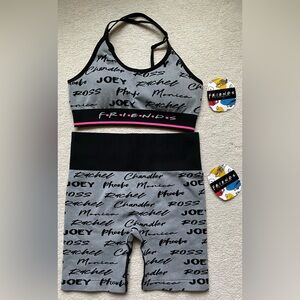 FRIENDS Gray and Black Sports Set